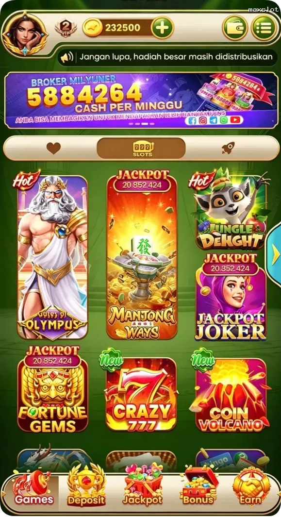 maxslot Preview - Resmi Unduh